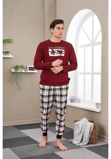 Pjs 23702 Erkek Baskılı Pijama Takım 001