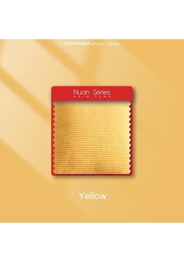 Sarı 1 Adet Nuan Serisi Katı Kadife Çizgili Kırlent Örtüsü Çekyat Yastık Kılıfı Dekoratif Yastık Kılıfları 30x50/45x45/50x50cm 30cm X 50cm