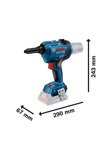 Bosch GRG 18V-16 C Akülü 2 x 8 Ah Procore Perçin Tabancası