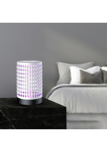 Mufunye Ev İçin Usb Led Fenerli Elektrikli Sinek Ve Musluk Tuzağı - Beyaz Renkli 4.5w Işık Katalizli Savaş Aleti