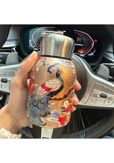 Aurora Küçük Pangding Termos Bardak Çıtası Altın - Beyaz