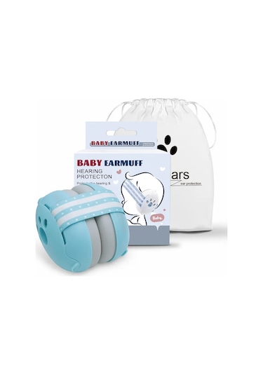 Snapbuy Bebekler İçin Gürültü Önleyici Kulaklık, Çocuklar İçin Ses Yalıtımlı Kulak Koruyucu Mavi
