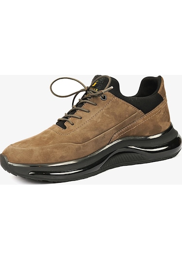 Greyder 16492 Erkek Hakiki Deri Streç Air Taban Günlük Ayakkabı Duman