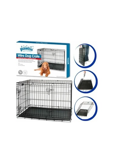 Pawise Klasik Pansiyon Köpek Kafesi 62 x 43 x 50 CM