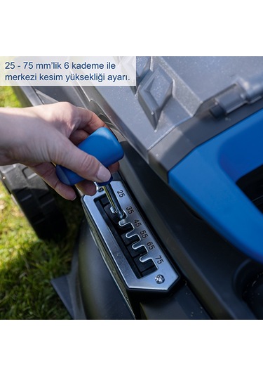 Scheppach BC-MP430 2x4AH Akülü Çim Biçme Makinesi - 5911415400