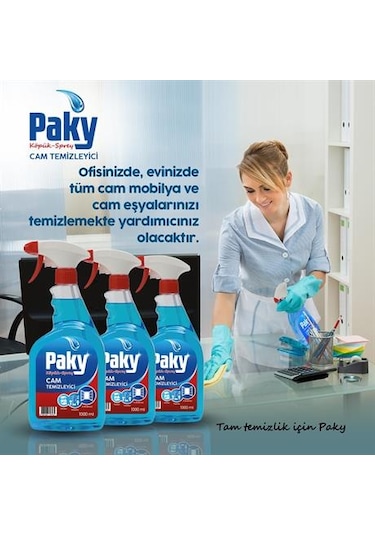 Paky Cam Temizlik Köpüğü Trigger Sprey 2 x 1 L