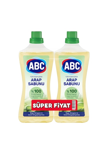 ABC Tüm Yüzeylerde Sıvı Arap Sabunu 2 x 900 ML