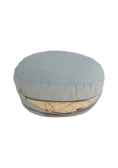 Mirzade Yuvarlak Puf Minderi 45x45-koyu Gri Diğer