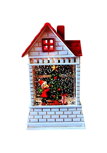 Wjl Ev Işıklı Kar Yağışlı Hediyelik Ith-yıl-239