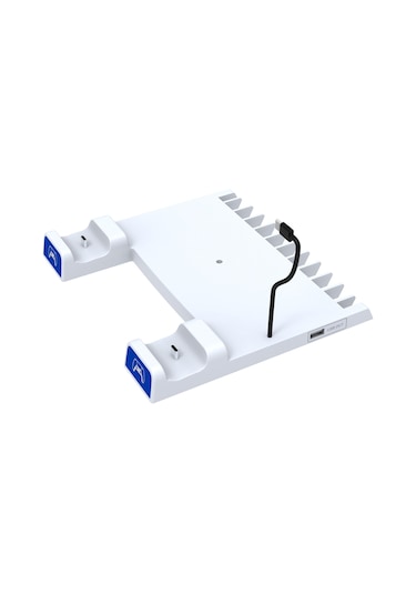 Cbtx Ps5 / Ps5 Slım Şarşıtı Dock İçin İpega Pg-p5s009 Oyun Disk Kulaklık Depolama