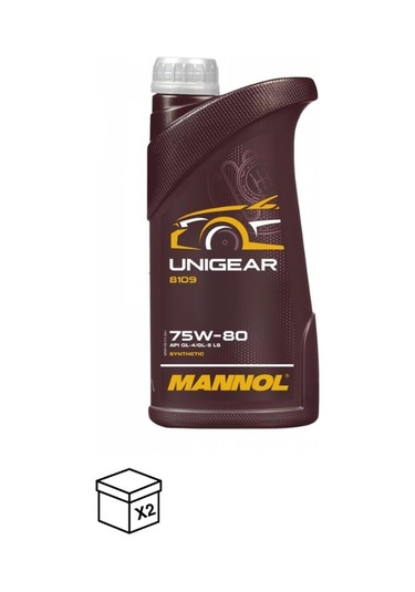 Mannol MN8109 Unigear 75W-80 Gl-4/GL-5 LS Şanzıman Yağı 2 x 1 L