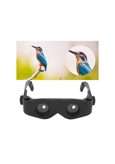 Vkemall Gözlük Tipi Teleskop, İki Renkli Lensli, Göz Yorumu Azaltıcı, Uzak Menzilli Görüş, Elserbest Kullanim, Balıkçılık-opera-tiyatro İçin