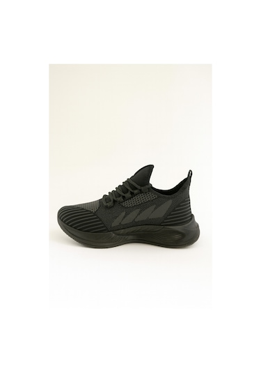 Rahat Tabanlı Şık Tasarım Ortopedik Unisex Sneaker Spor Ayakkabı Hafif Ve Su Geçirmez Siyah