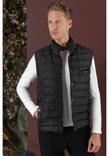 Y 160 Siyah Klasik Yelek Siyah