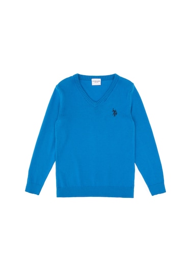 U.s. Polo Assn. Erkek Çocuk Kobalt Kazak /triko 50315611-vr077 Kobalt