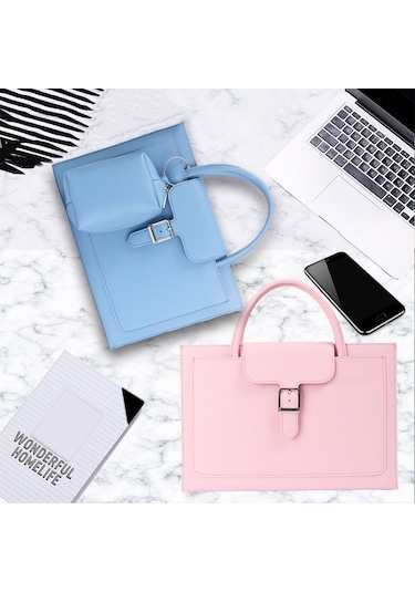 S176 Çok Fonksiyonlu Şarj Cihazı Ve Laptop Çantası 13.3 inch Goose Sarı