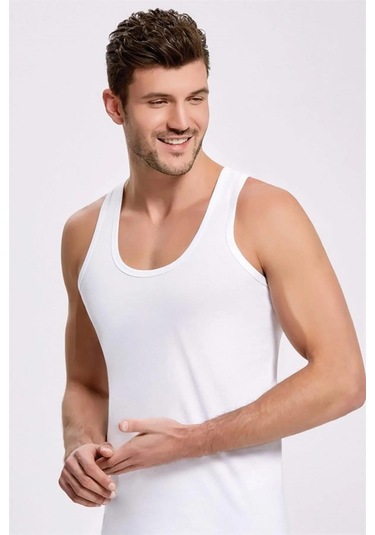 İlke Erkek Pamuk'lu Süprem Askılı Atlet 1001 - 3 Adet 001