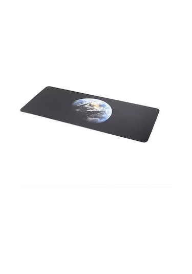 Mp-3070 300x700mm Gaming Mouse Pad Kaymaz Taban Dikişli Kenar Extended Desk Mat Klavye+mouse Gezegen Desenli