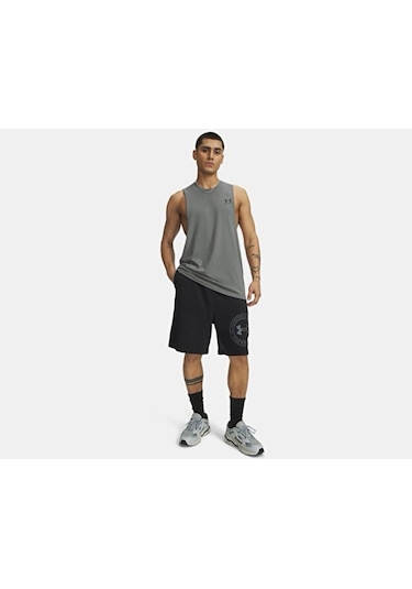Under Armour Ua Rival Lw Graphic Shorts Erkek Günlük Şort 6014689-001 Siyah Siyah