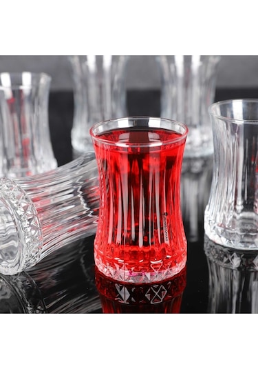 Paşabahçe Elysia Kristal Çay Bardağı - 12 Li Çay Bardak 42901 Şeffaf