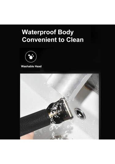 Vkemall Retro Tarzı Şarjlı Saç Kesme Makinesi, Erkekler İçin Profesyonel Saç Şekillendirme Seti, Suya Dayanıklı, 4 Taraklı, Altın Renk