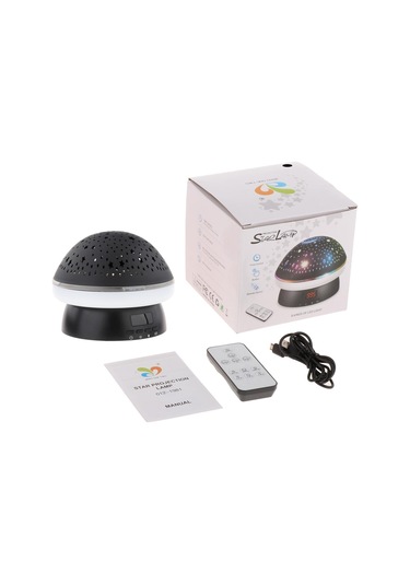 Homyl Led Projektör Işığı Usb Yıldızlı Okyanus Siyah Siyah