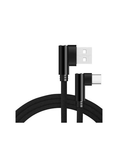 Anatoliadelight90 Dirsek Usb-c Kablo Xiaomi 6/8 Huawei Onur 9/10 Samsung Uyumlu S8/s9 Oneplus 5 Zuk Z2/z3 Lg G5/g6black0.25 M