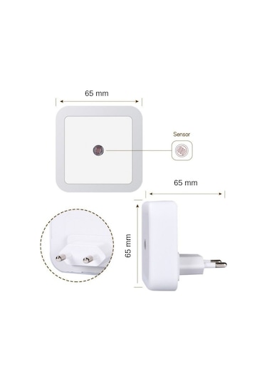 Cata Fotoselli Led Gece Lambası Amber Ct-9500 Amber