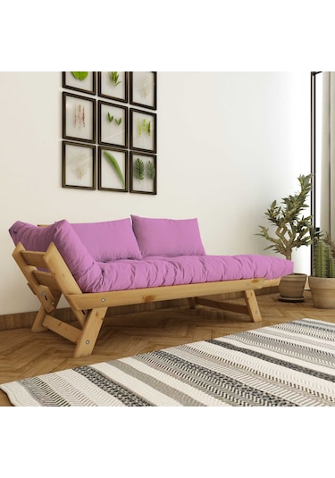 Adalar Masif Natural-pembe Renk 2li Kanepe Cpt8168-210