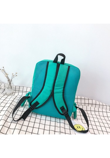 Mufunye Klasik Oyun Konsolu Desenli Çanta - Çift/vaşak Dönüşümlü Kumaş Sırt Çantası Pembe 29x11.5x39cm - Çocukluk Hatıralarıyla Sporlük Çok Renkli