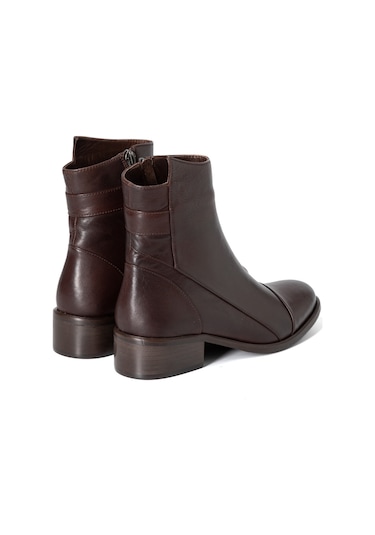 Marrone Brown Bot Kadın 25k11098 Vergelio Skin Boot Marrone Brown