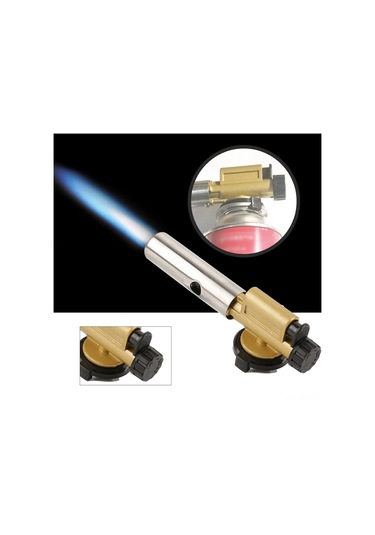 Yuntech01 Yüksek Sıcaklık 1300 C Butan Gaz Torçu - Ergonik Tasarım, 360 Dönebilen, Ev Ve Dışarı Kullanımı