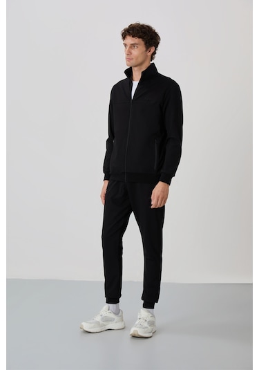 Tommy Life Anton Siyah Jogger Eşofman Takım - 85178 Siyah