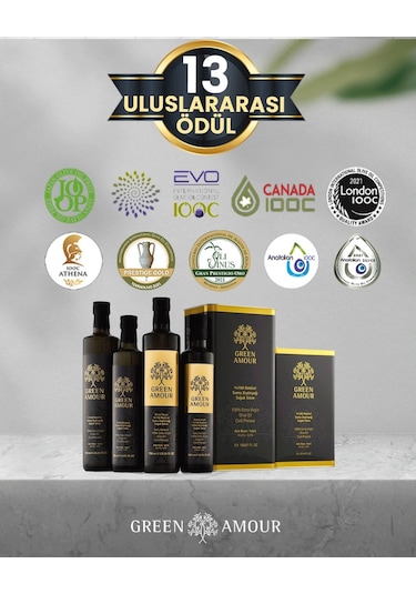 Green Amour Soğuk Sıkım Natürel Sızma Zeytinyağı 5 L