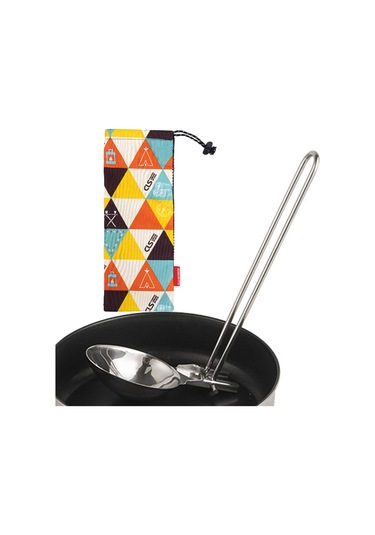 Suntek Paslanmaz Çelik Turner Piknik Sofra Profesyonel Kamp Gümüş