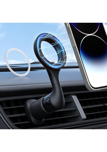 Tcherchı 360 Derece Dönüşlü Araç Havalandırması İçin Manyetik Telefon Tutucu