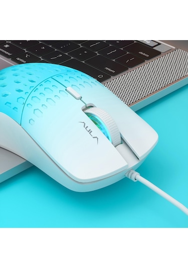Aula S11 Pro 3600 DPI RGB Optik Oyuncu Mouse