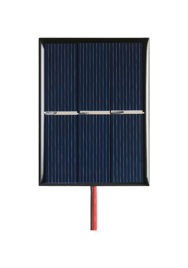 Xiyyadms 1.5v 0.65w Taşınabilir Güneş Paneli, 60x80x3mm, Polikristal Silisyum, Dıy Şarj Cihazı İçin, Seri/paralel Bağlantı, 14cm Kablolu