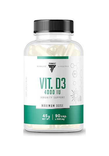 Trec Nutrition Vitamin D3 4000 IU 90 Kapsül