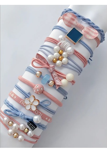 Mını Shop Msk 12'li Saç Lastiği Seti 200337533 Beyaz