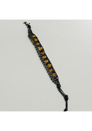 Kaya Damla Kehribar Bileklik 164685779 Sarı