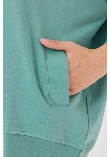 Slazenger Vıkentı Sw 2 Li Set Kadın Sweatshırt Yeşil - Gül