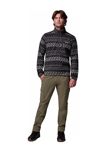 Columbia Erkek Outdoor Çeyrek Fermuarlı Polar Üst 2097741012 Siyah Siyah