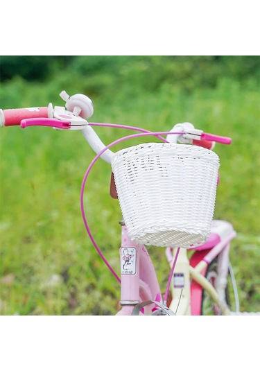 Youtek Küçük Siyah Pp Dikişli Sepet - Bisiklet, Scooter, Yürüme Arabası İçin Taşıma Sepeti Siyah