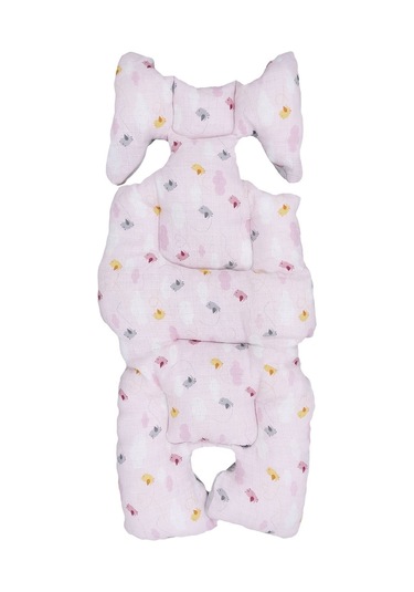 Ezh Collection 8011 Müslin Puset ve Oto Koltuğu Minderi Pembe