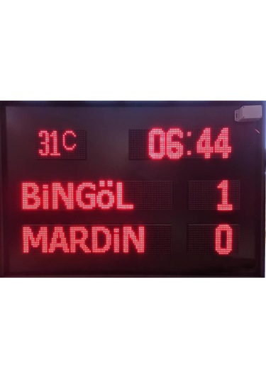 Futbol Skorbord Kasa Ölçüsü 160cm X 80cm