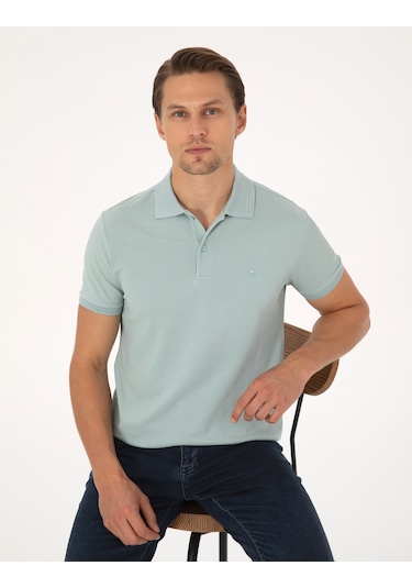 Pierre Cardin Erkek Koyu Mint Tişört Basic 50325323-vr152 Koyu Mint
