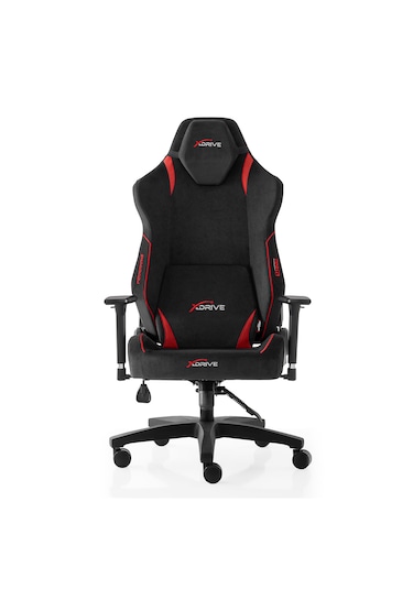 Xdrive Anka Kumaş Profesyonel Oyuncu Koltuğu Kırmızı/Siyah