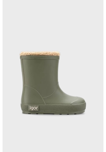 Igor Unisex Çocuk Yağmur Çizmesi W10306 Kaki Kaki