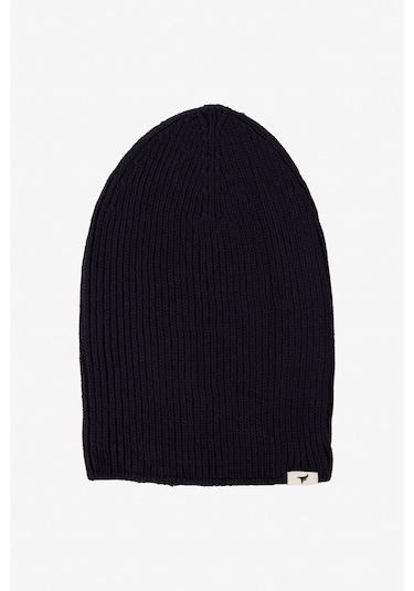 AC&Co / Altınyıldız Classics Erkek Siyah Rüzgar Geçirmez Sıcak Tutan Triko Atkı-bere Set